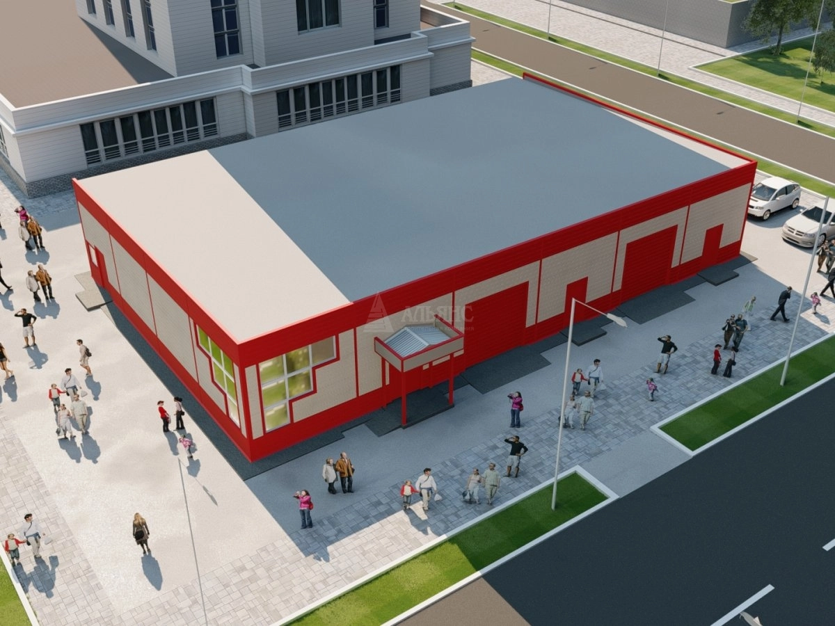 3D визуализация СТО из сэндвич-панелей - фото 5